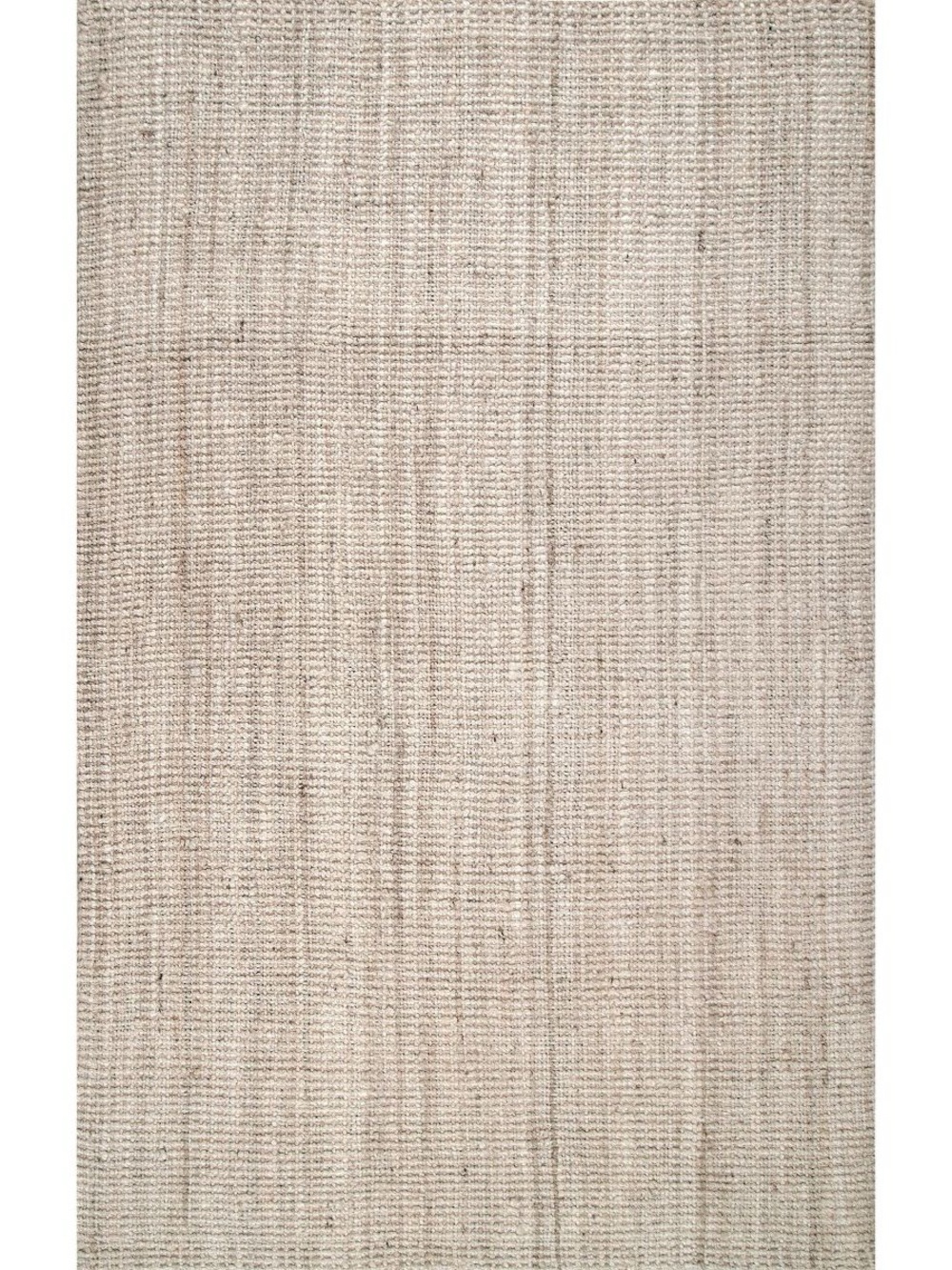 Neutral Beige Woven Area Rug - Stylish Home Accent